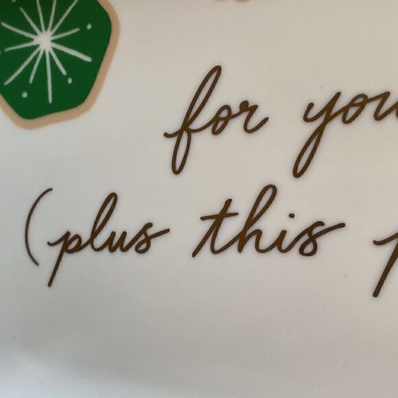 NWT Kate Spade Lenox Cookie Time Giving Plate Christmas Tray - Picture 7 of 9